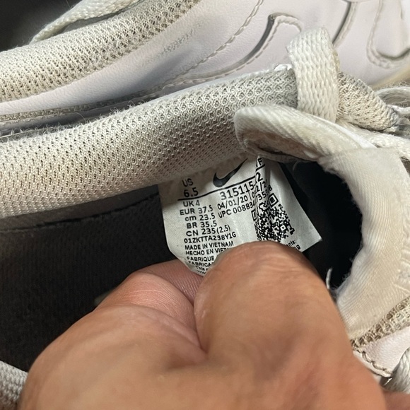 Nike Air Force 1 AF1 Womens Shoes Size 6.5 White 315115-112 - Picture 6 of 9